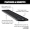 Luverne Grip Step XL 912 x 54 Steel Passenger Running Board Select Ford ETransit 495154-401817 - alternate 2